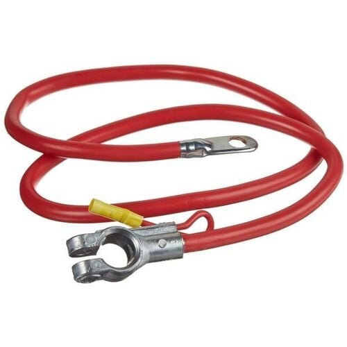 Top Battery Cable With Auxiliary 2 Gauge 38" Red CABLE