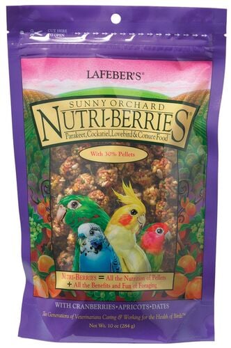 Sunny Orchard Nutri-Berries for Cockatiels - 10 oz