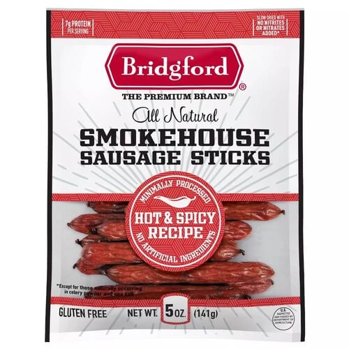 Smokehouse Sausage Sticks Hot & Spicy Recipe - 5 oz