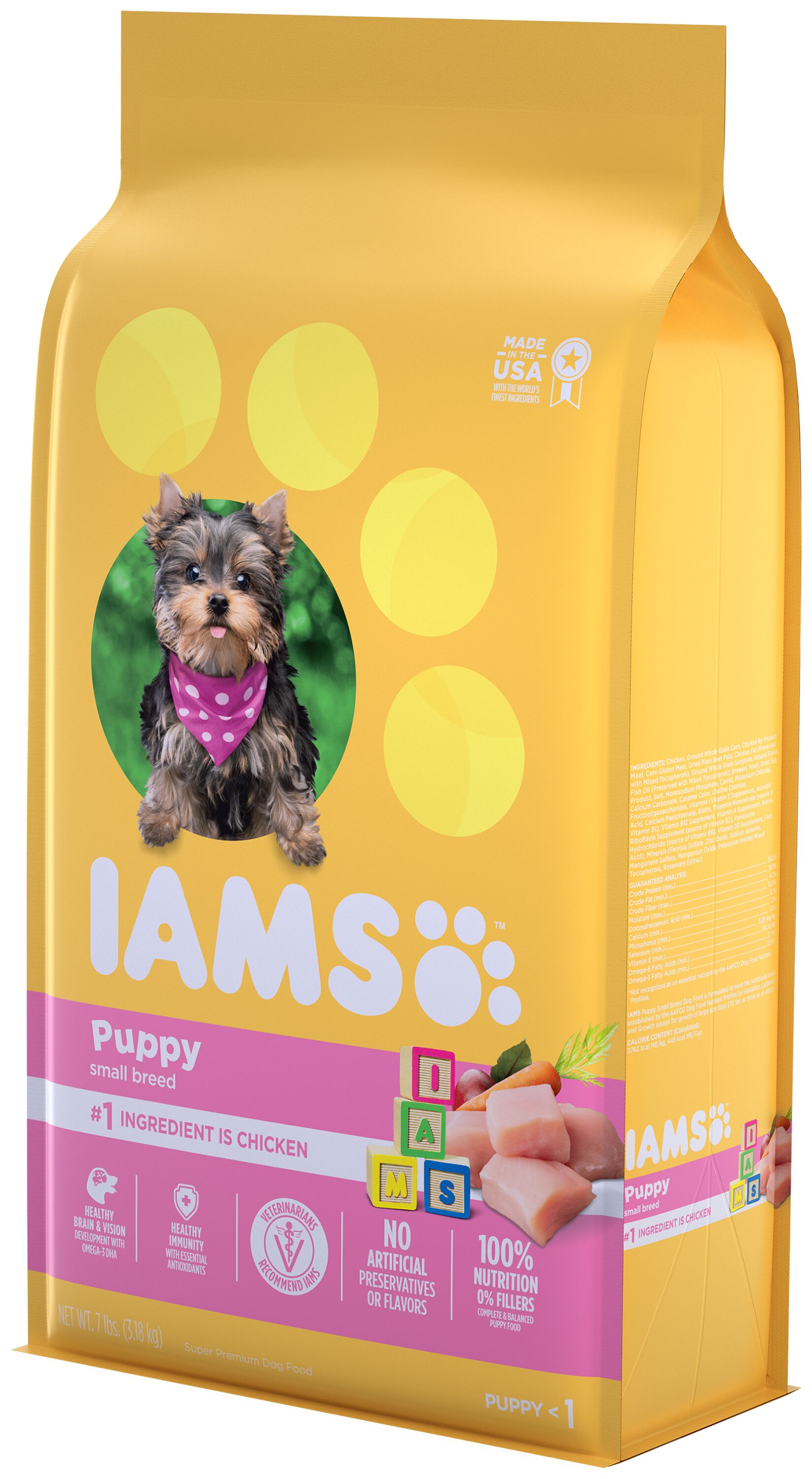 Iams Puppy Small Breed Dry Dog Food Lb