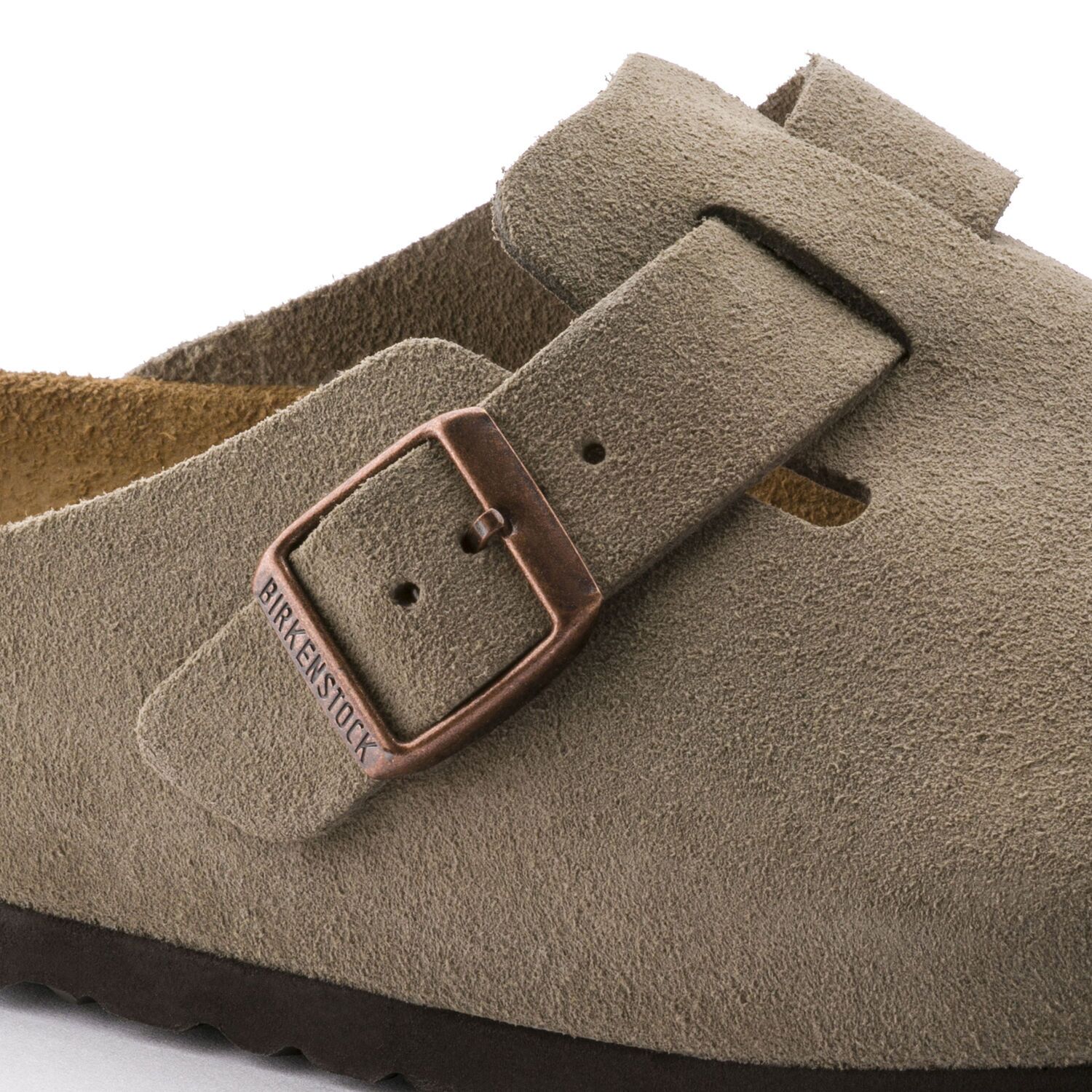Boston Soft Footbed Suede Leather Clog