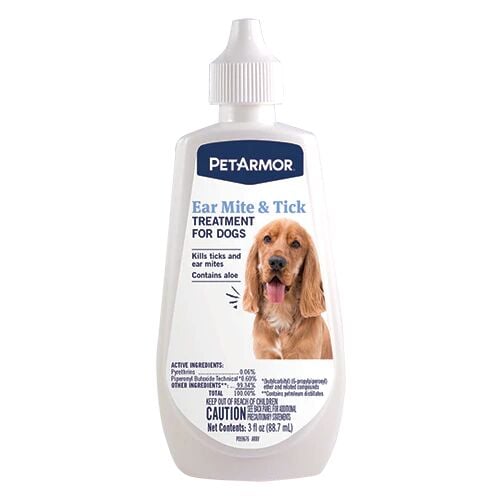 Ear Mites Medication for Dogs - 3 oz