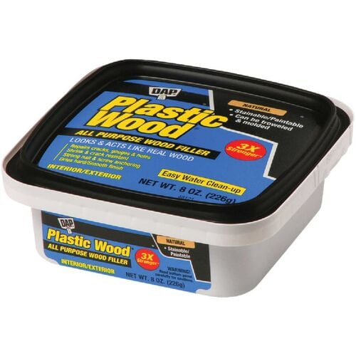 Plastic Wood All Purpose Natural Wood Filler - 8 oz