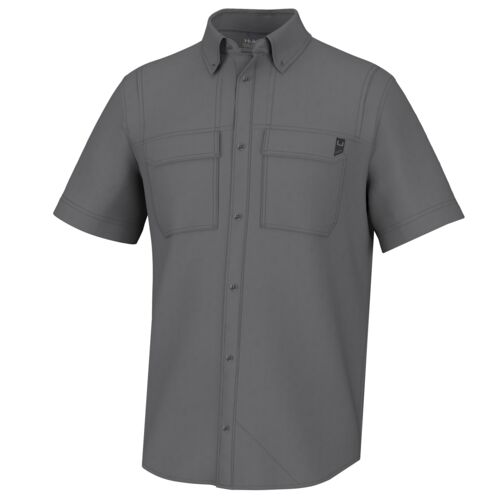 Men's Creekbed Short Sleeve Button-Down Shirt in Night Owl - Main Image