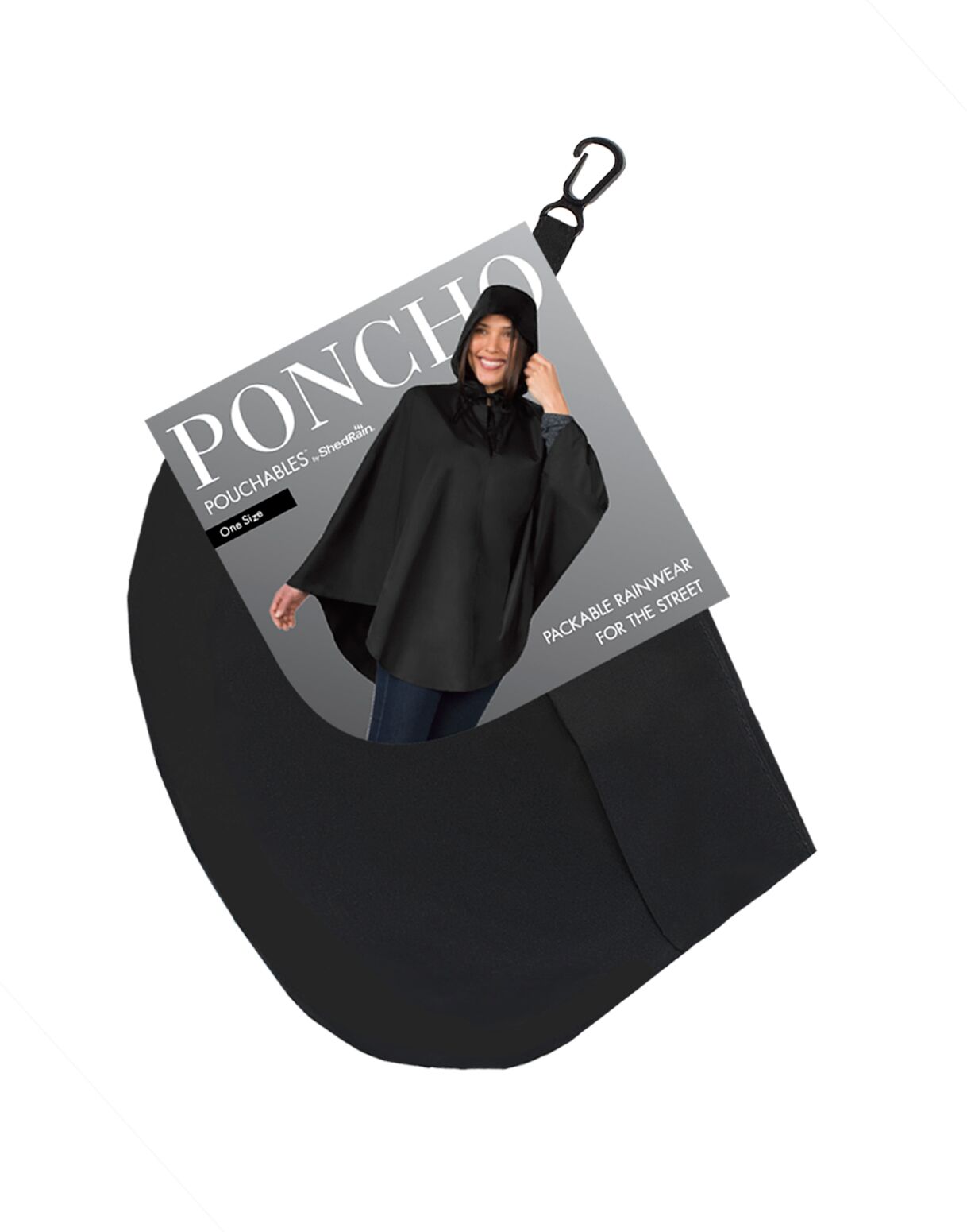 Foldable Travel Poncho ShedRain Poncho - Water Repellent, Packs Into ...