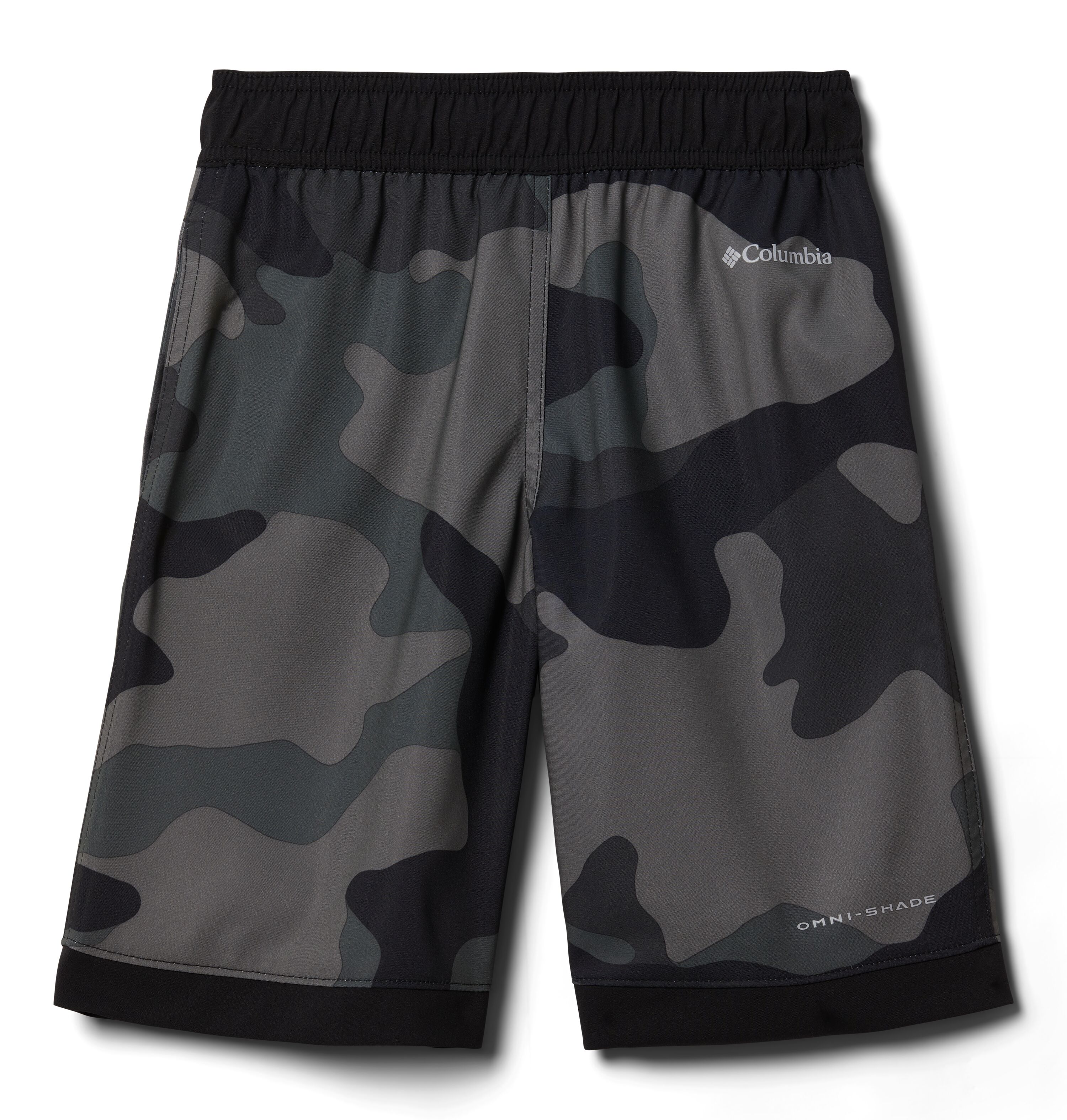 Boys' Sandy Shores Board Shorts in Black Mod Camo