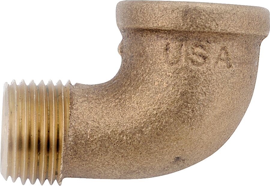 Red Brass Threaded Elbo