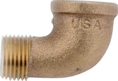 Red Brass Threaded Elbo