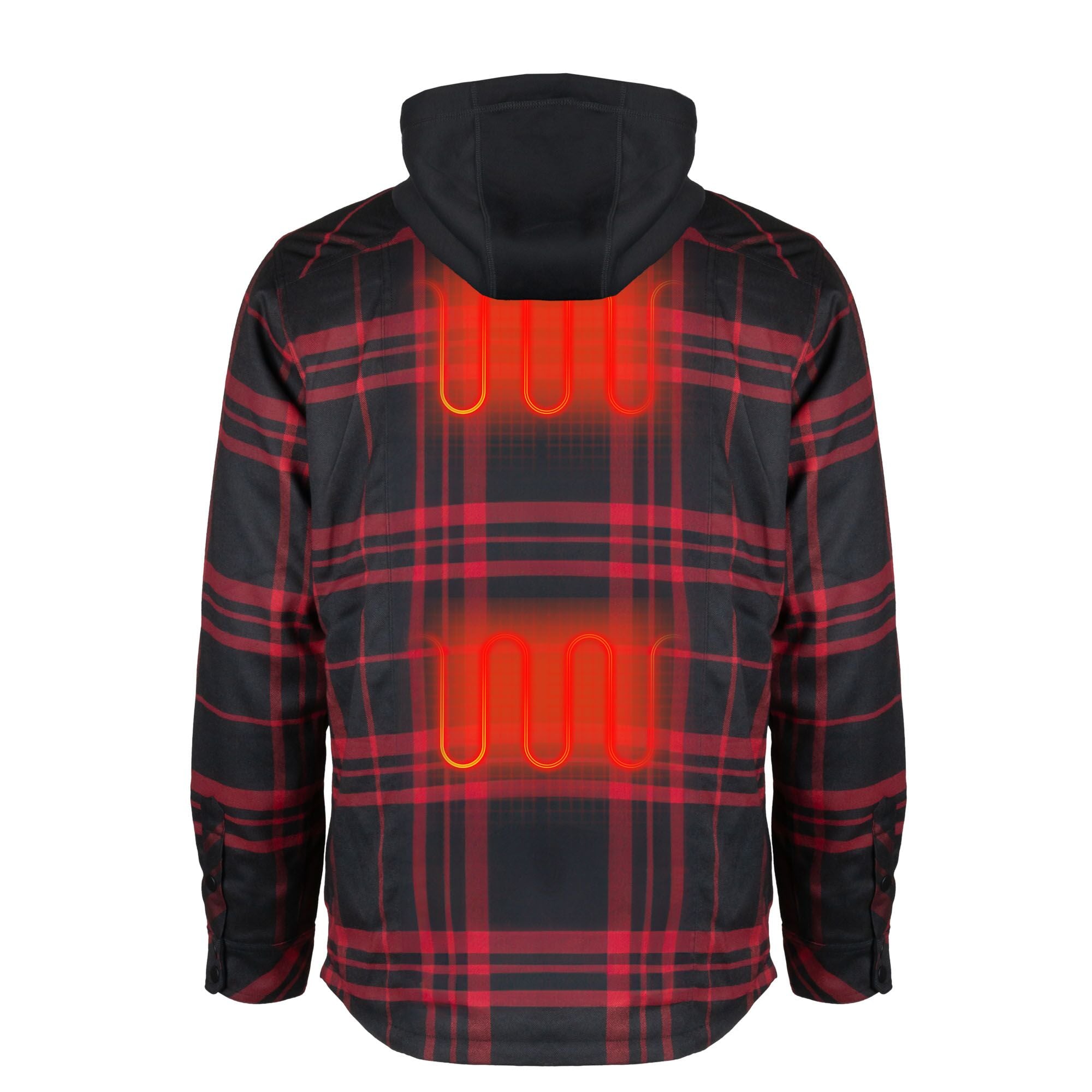 Men's Flannel Shell Heated Jacket