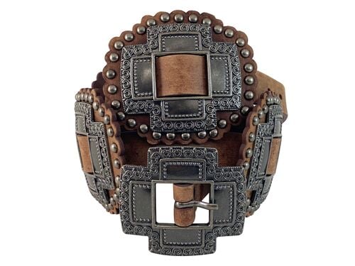 Women's 1" Genuine Leather Hipster Belt