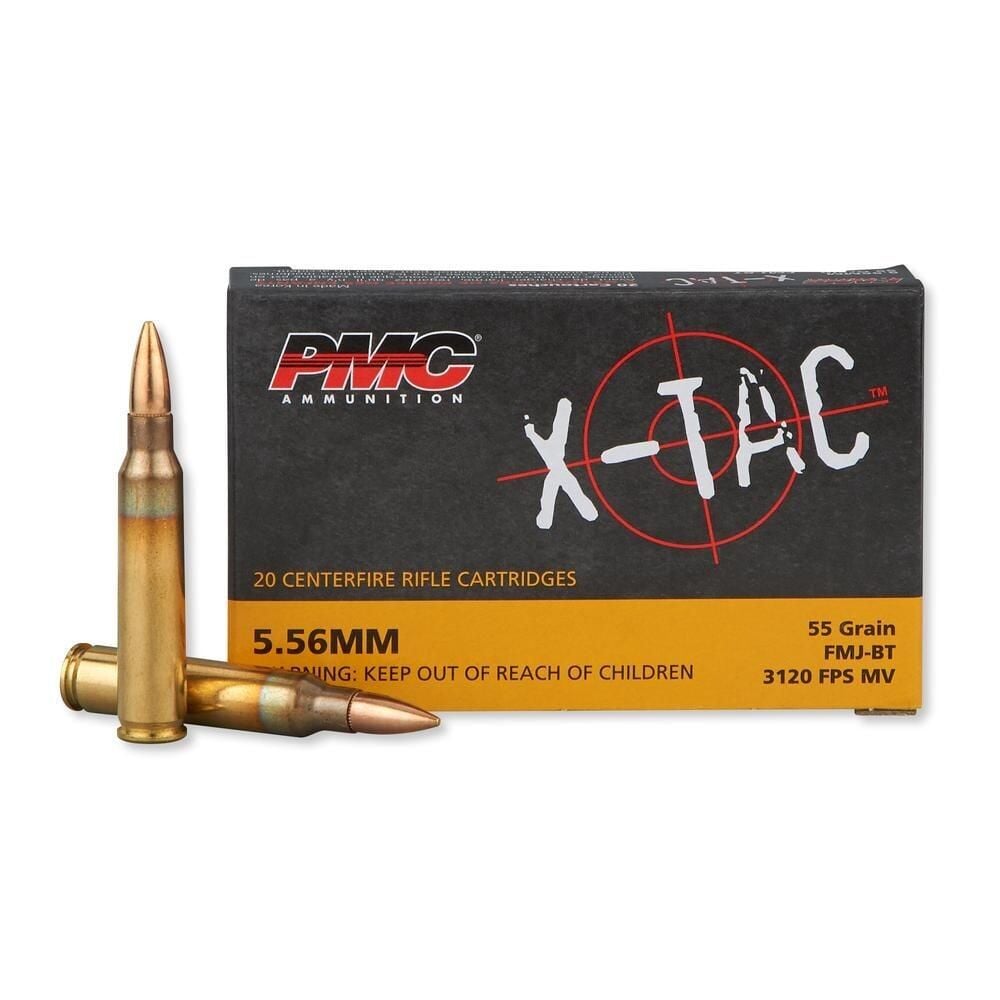 PMC X-Tac Ammunition 5.56 NATO XP 193 FMJ 55 Grain