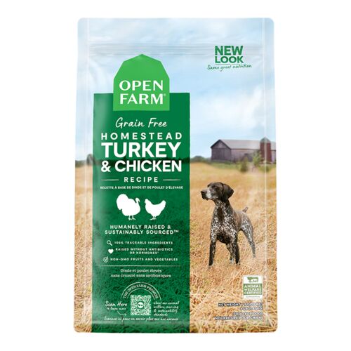 Grain Free Homestead Turkey & Chicken Dry Dog Food - 4 Lb