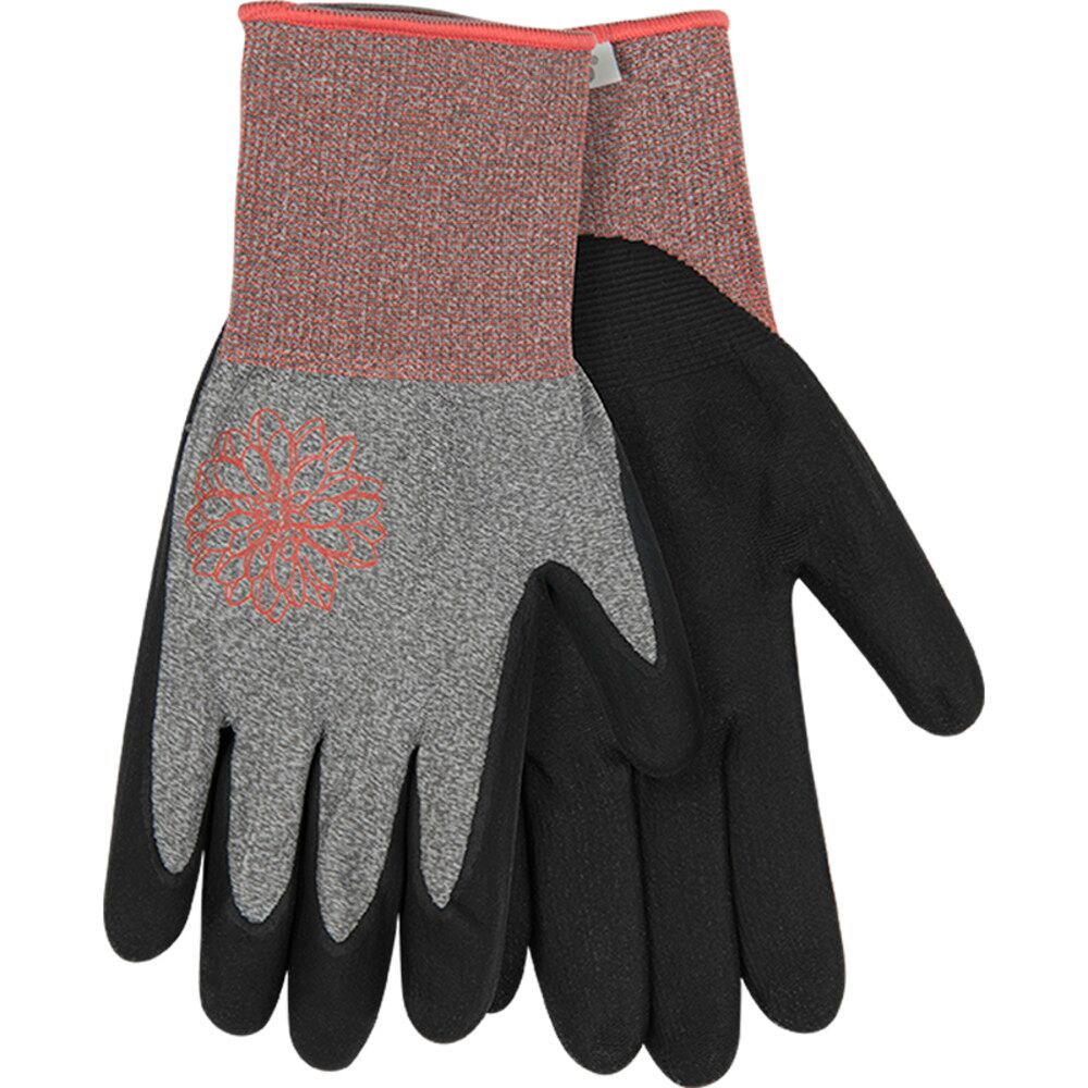Women's Nylon-Spandex Knit Shell & Micro-Foam Nitrile Palm Gloves