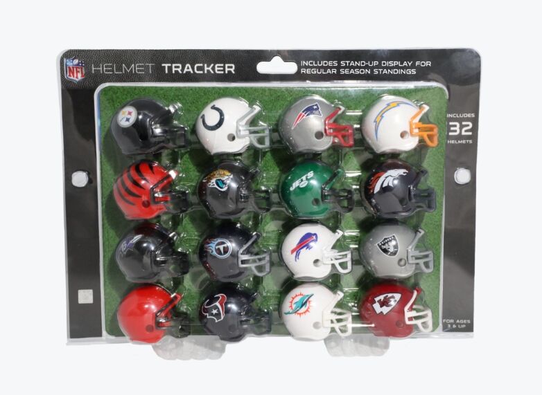 KW Textiles NFL Helmet Tracker Regular Season Standings - Assorted