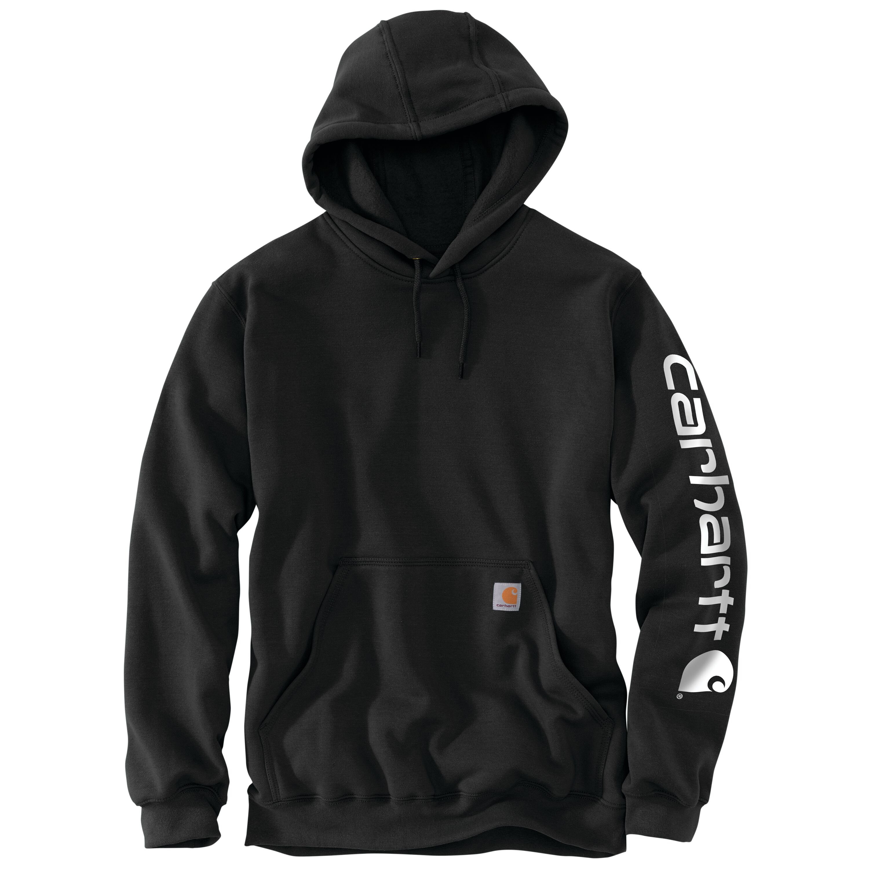 Men's Loose Fit Midweight Logo Sleeve Graphic Hoodie