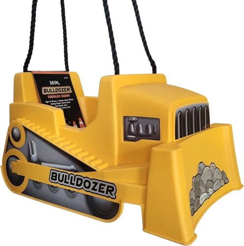 Bulldozer Toddler Swing