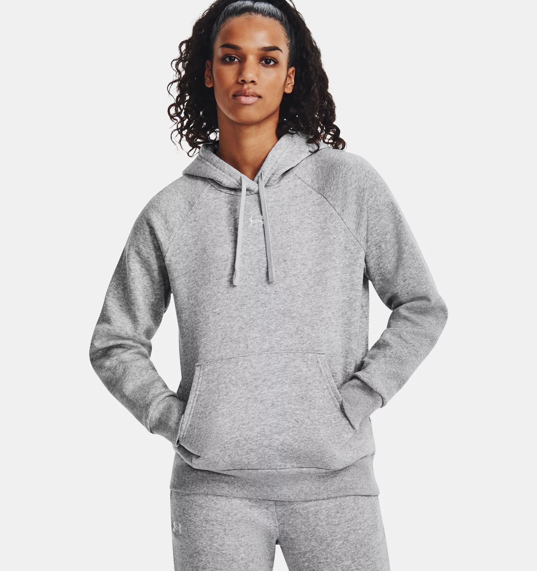 Women's Rival Fleece Hoodie in Mod Grey Light Heather