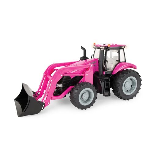 Big Farm 1:16 Case IH Magnum Pink Tractor with Loader and Lights & Sounds