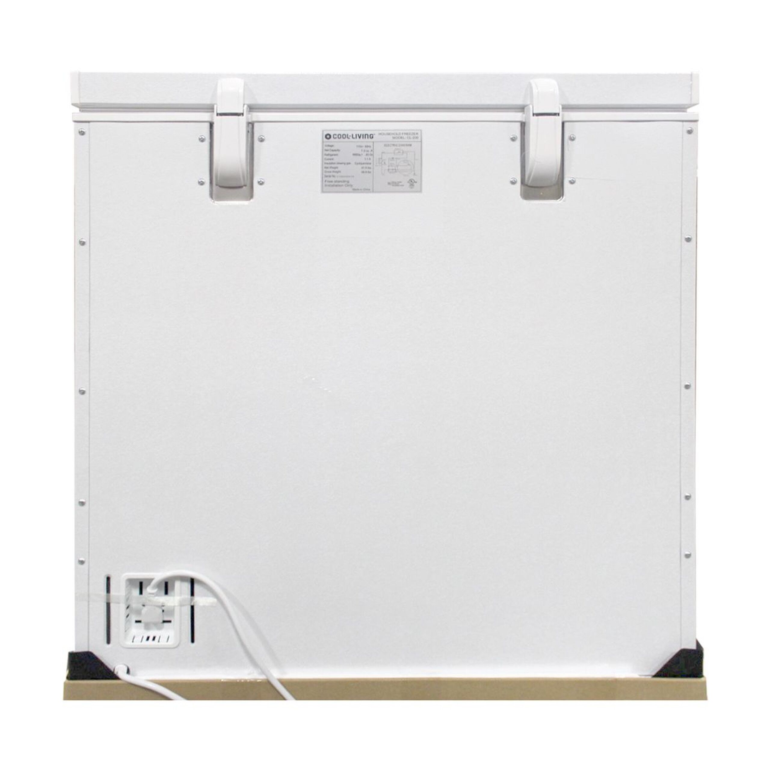 5.0 Cubic Feet Chest Freezer in White