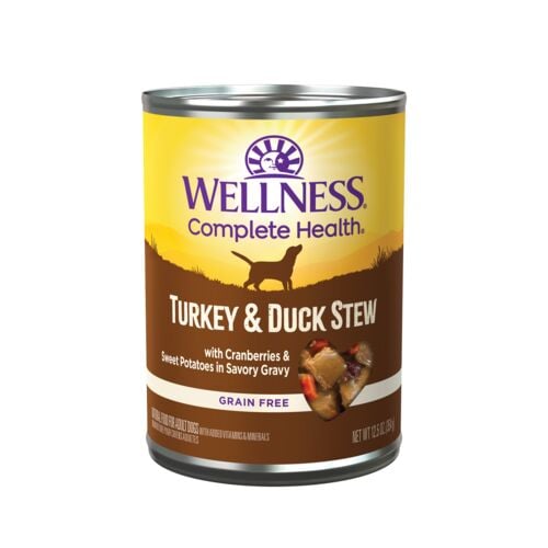 Turkey & Duck Stew Wet Grain Free Canned Dog Food - 12.5 oz