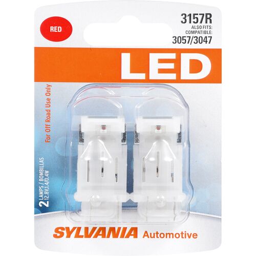 3157R Red LED Mini Bulb - 2 Pack