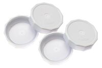 White Tough Top Airtight Lids - 4 Pack