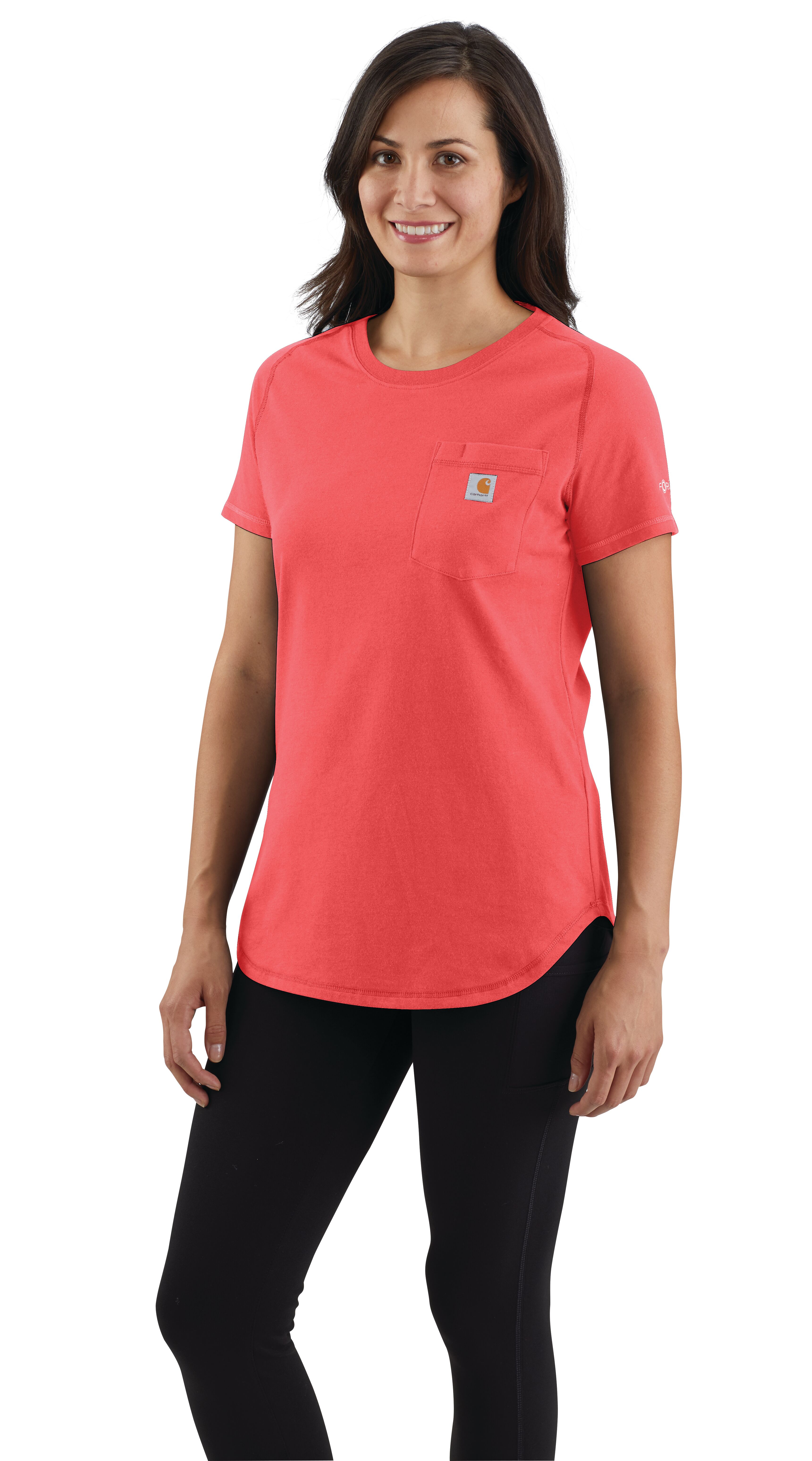 Women's Force Relaxed Fit Midweight Pocket T-Shirt - Spring Colors