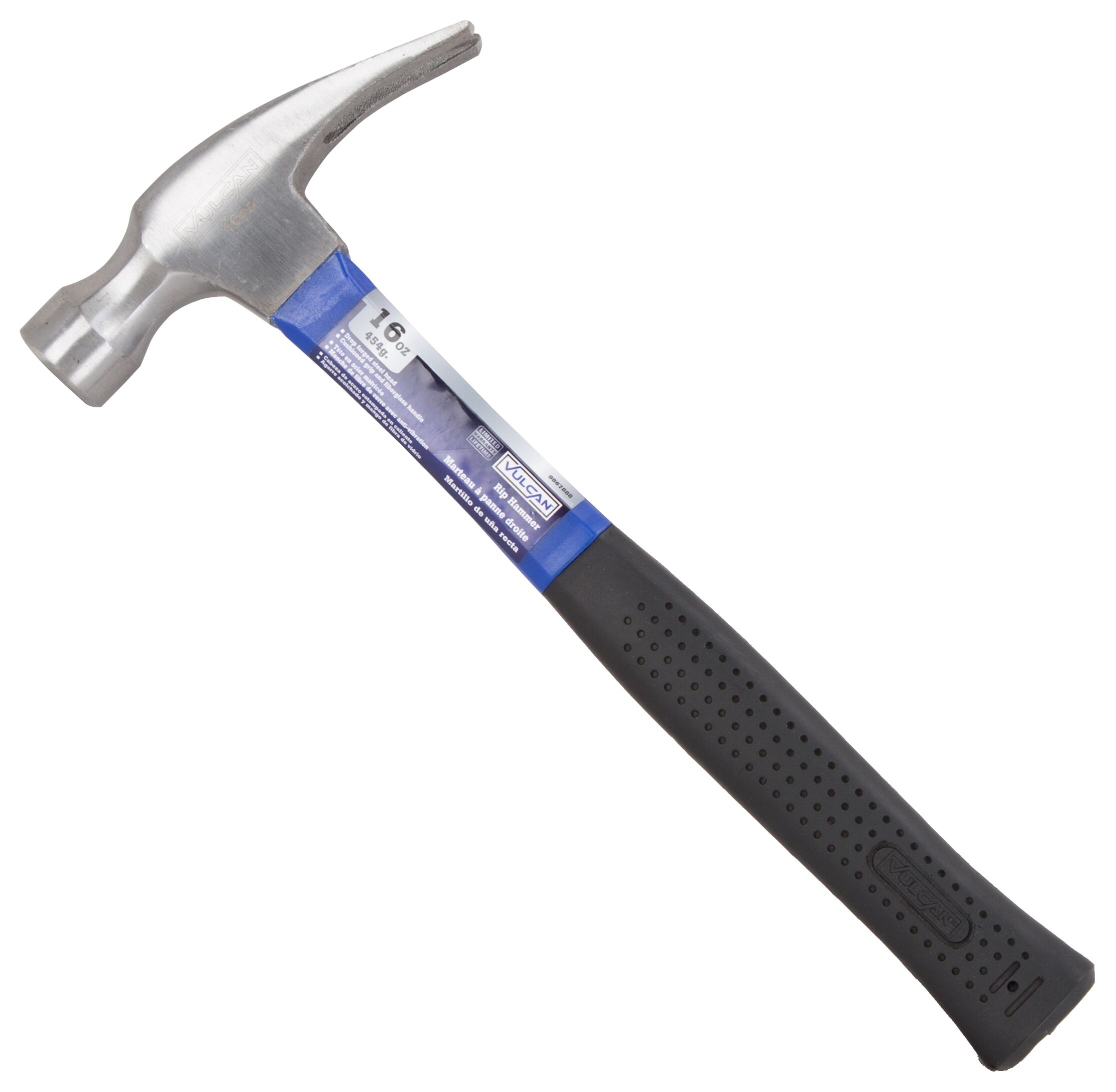 Rolson 16 Oz Claw Hammer - Tubular Steel With Polished Head & Comfortable Rubber Grip - View #4