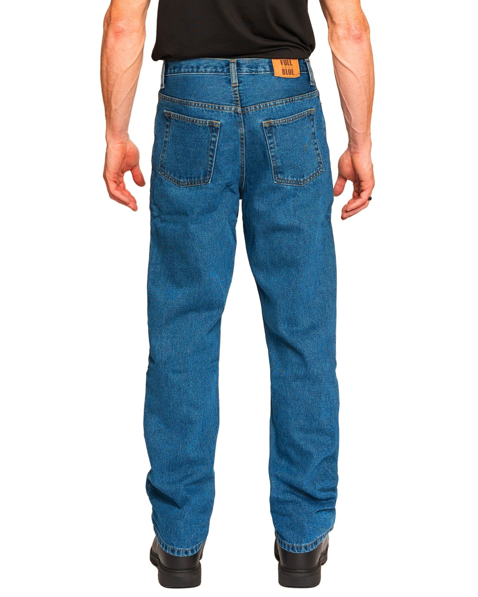 Men's 5 Pocket Relaxed Fit Jeans