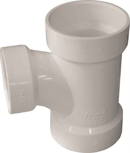 2 x 2" Run x 1-1/2" Branch Reducing Sanitary Tee