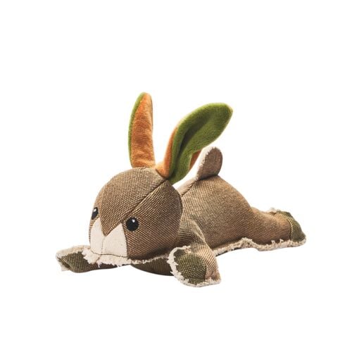Tough Rabbit Squeaky Dog Toy