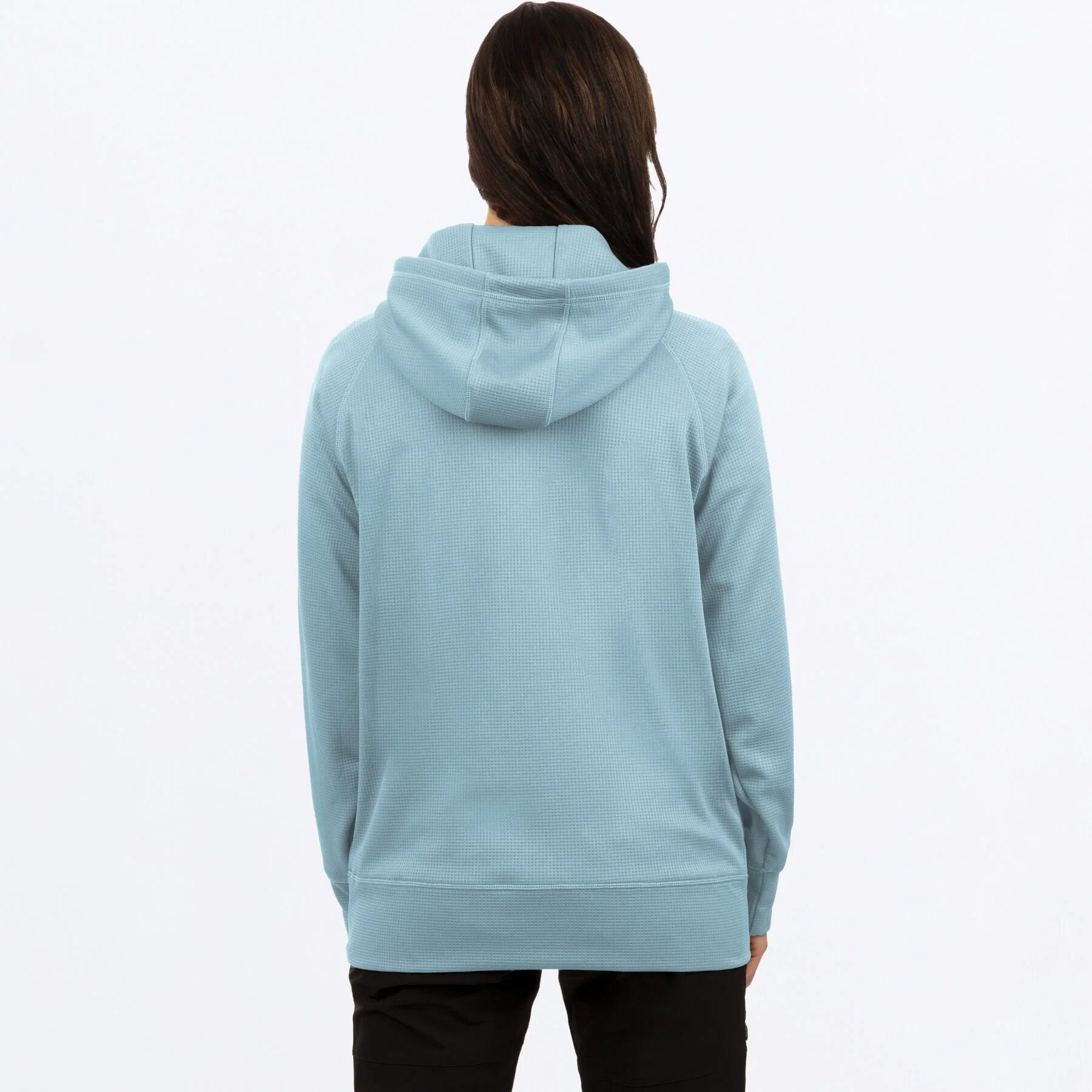 Unisex Pilot UPF Pullover Hoodie in Light Steel