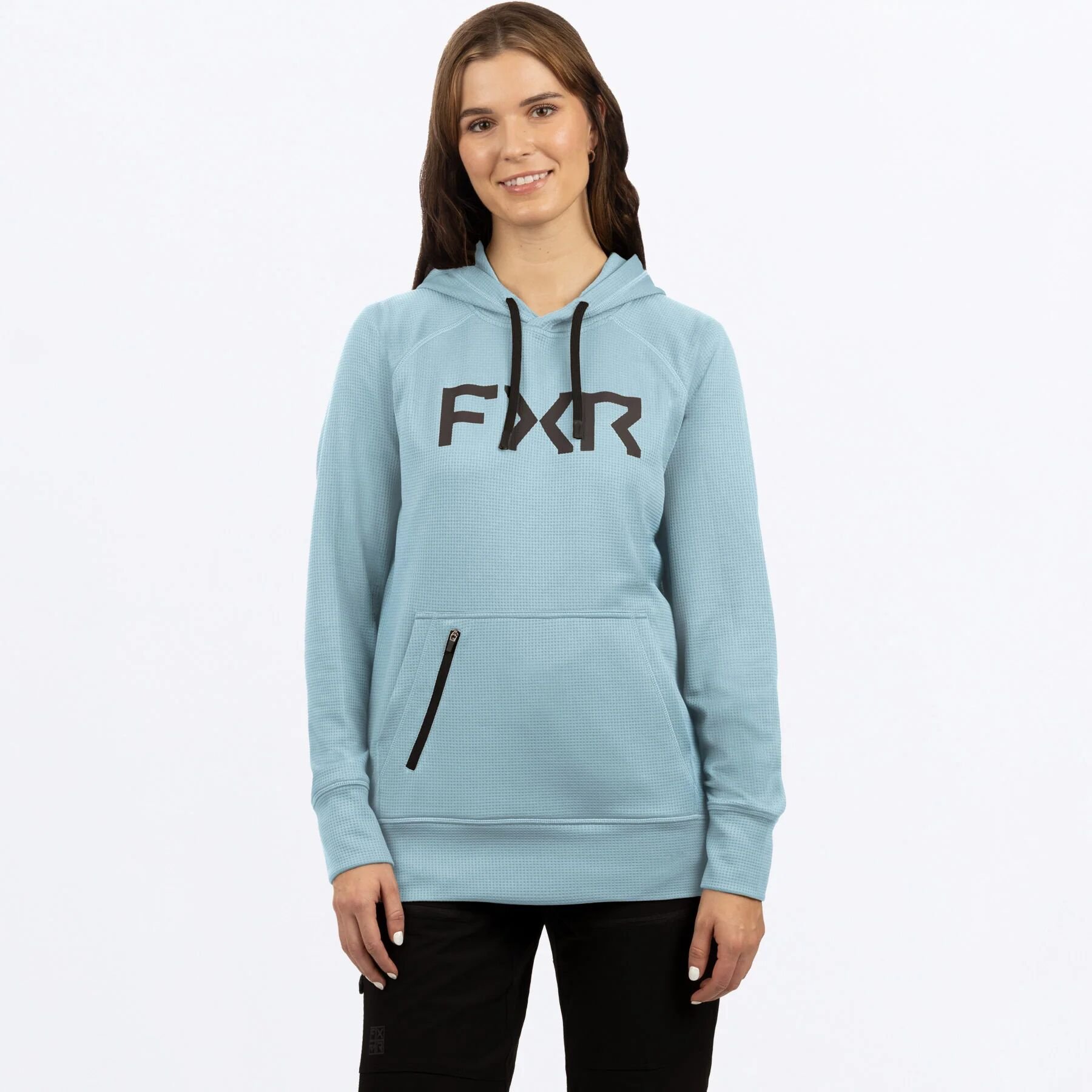 Unisex Pilot UPF Pullover Hoodie in Light Steel
