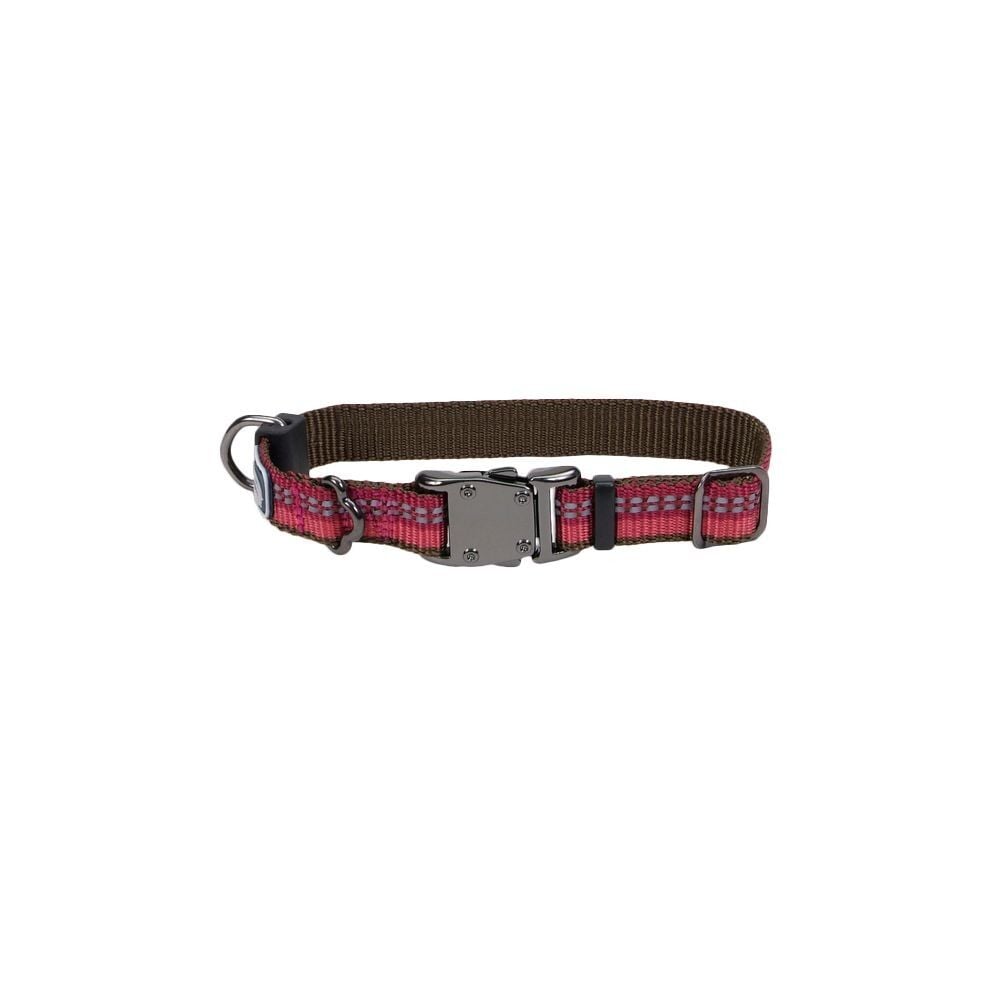 K9 Explorer Reflective Adjustable Dog Collar - Campfire Orange