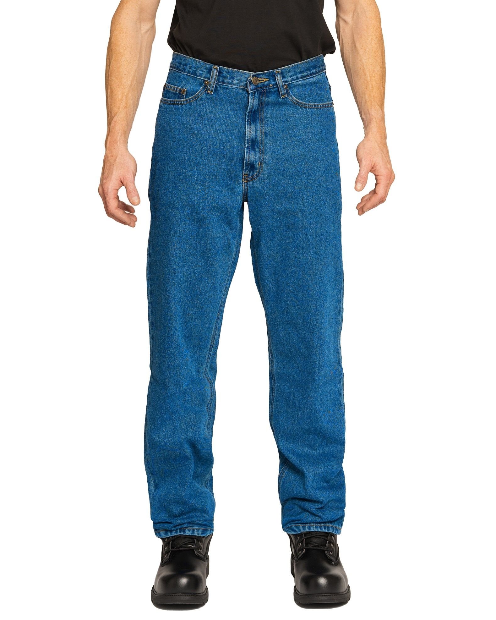 Men's 5 Pocket Relaxed Fit Jeans