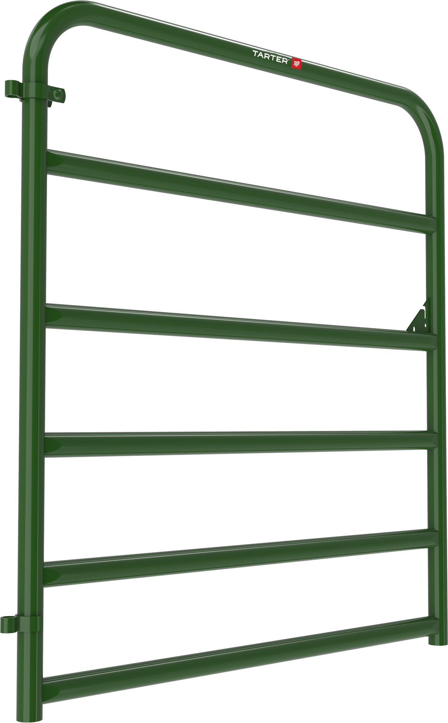Green American Round Corner Gate