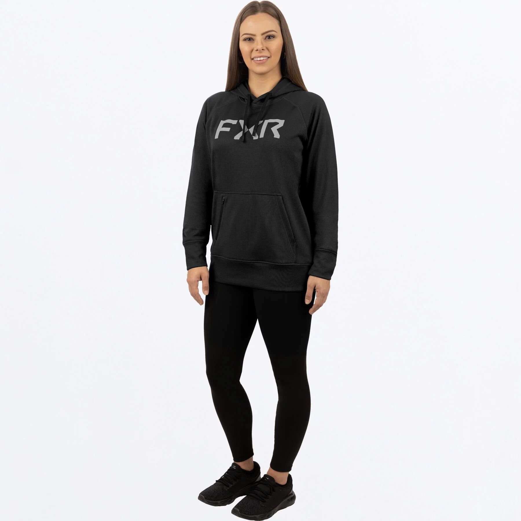 Unisex Pilot UPF Pullover Hoodie in Asphalt