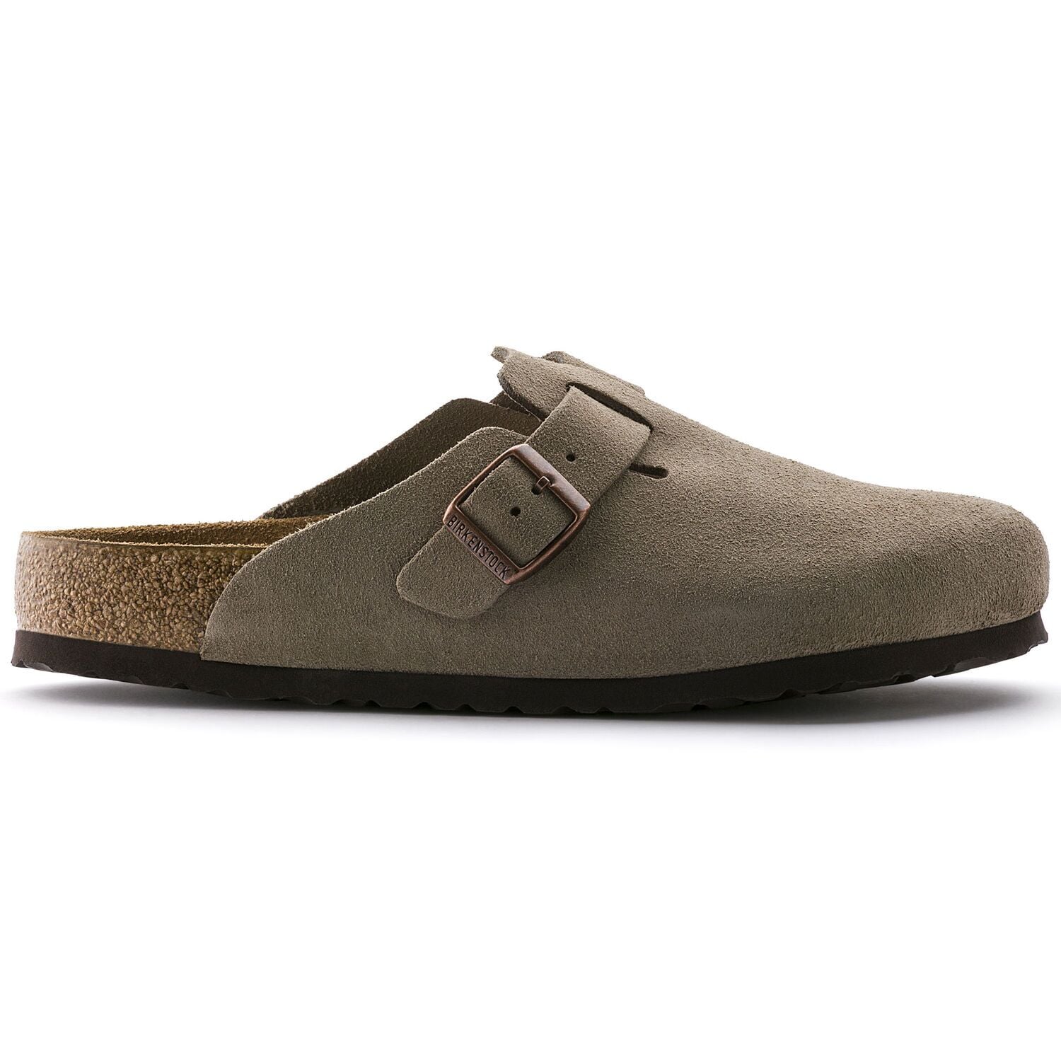 Boston Soft Footbed Suede Leather Clog