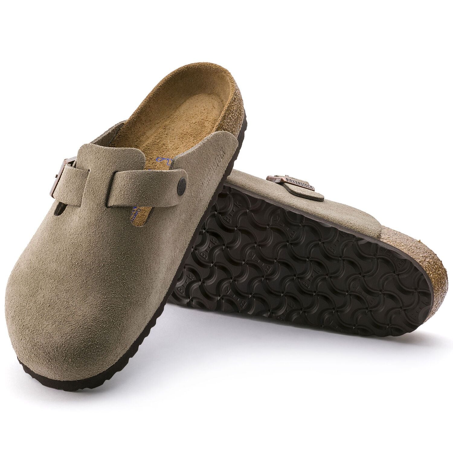 Boston Soft Footbed Suede Leather Clog
