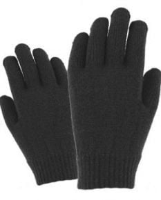 Women's Acrylic Solid Knit Glove