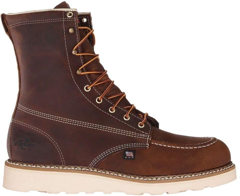Men's American Heritage 8" Trail Crazy Horse Safety Toe Boot