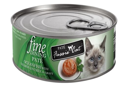 Fine Dining Pate Oceanfish with Salmon Wet Cat Food - 2.82 oz