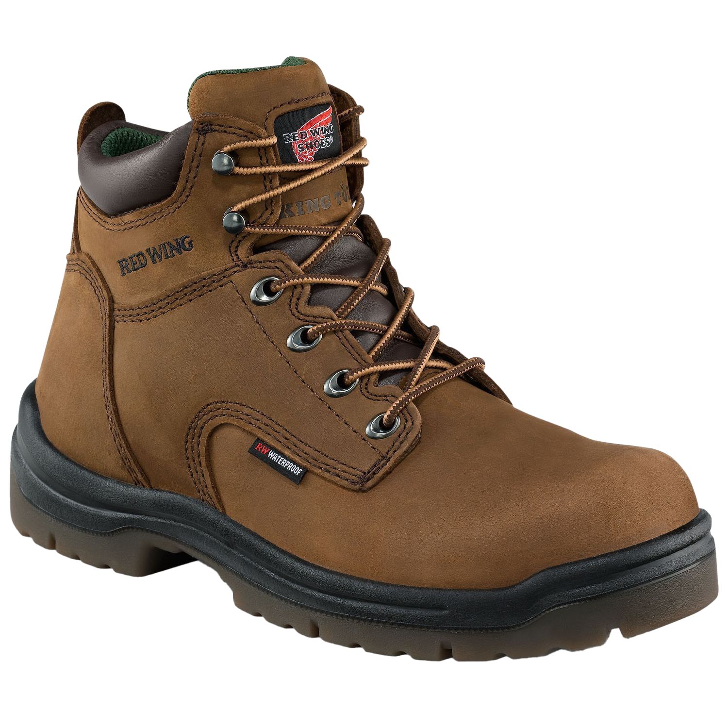 Men's 6" King Toe Waterproof Safety Toe Work Boot
