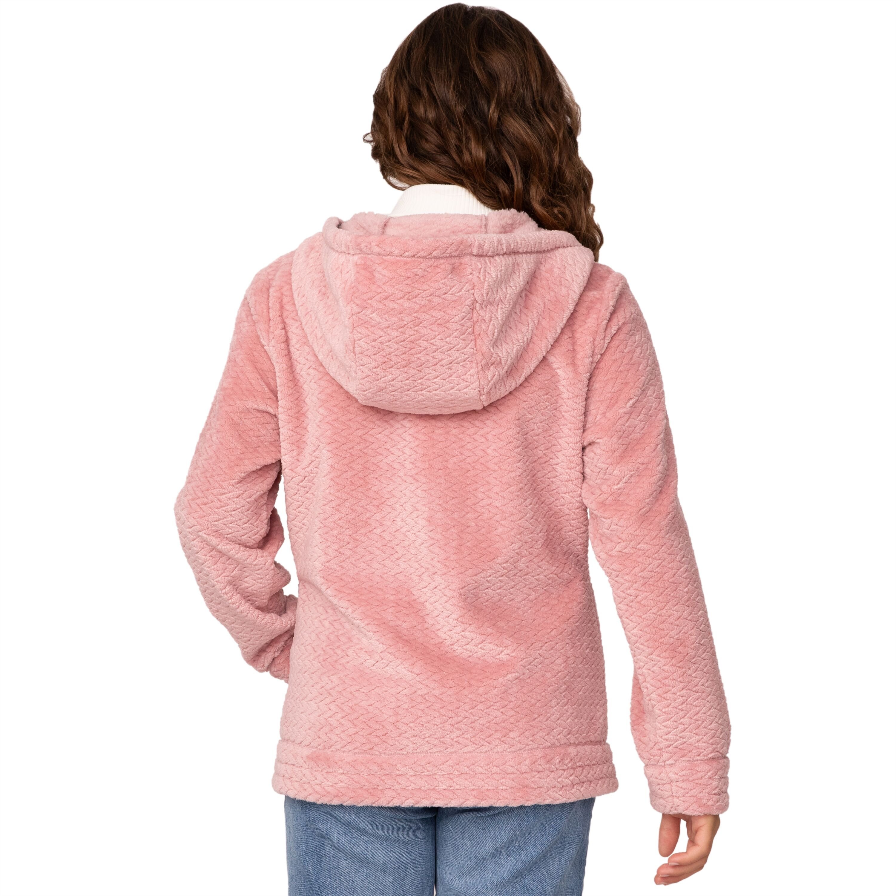 Girl's Braided Butter Pile Jacket
