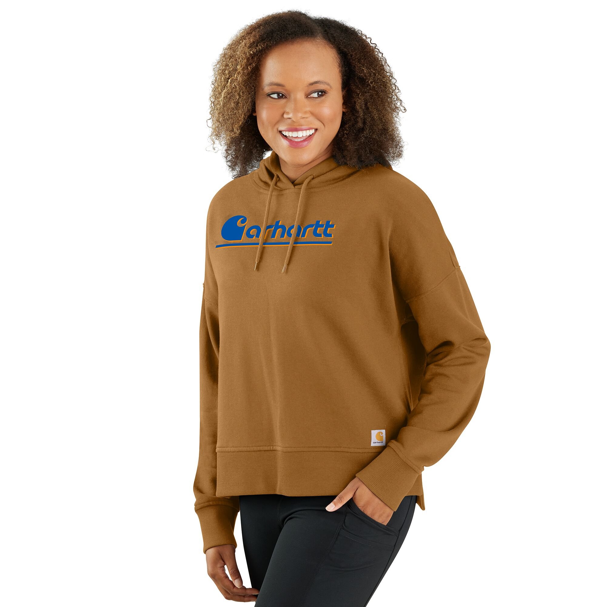 Women's TENCEL Fiber Loose Fit Graphic Hoodie