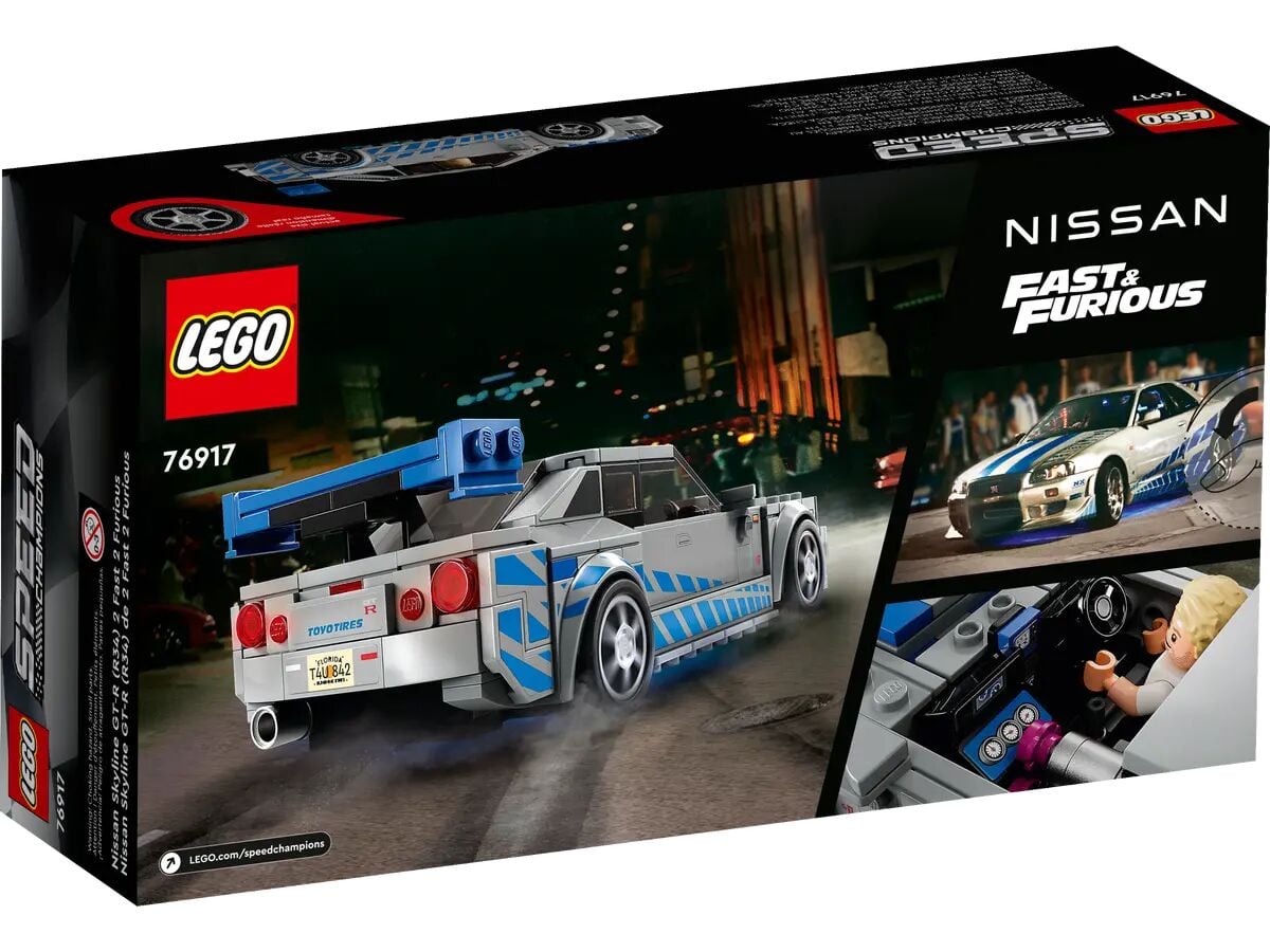 LEGO Speed Champions 2 Fast 2 Furious Nissan Skyline GT-R (R34)