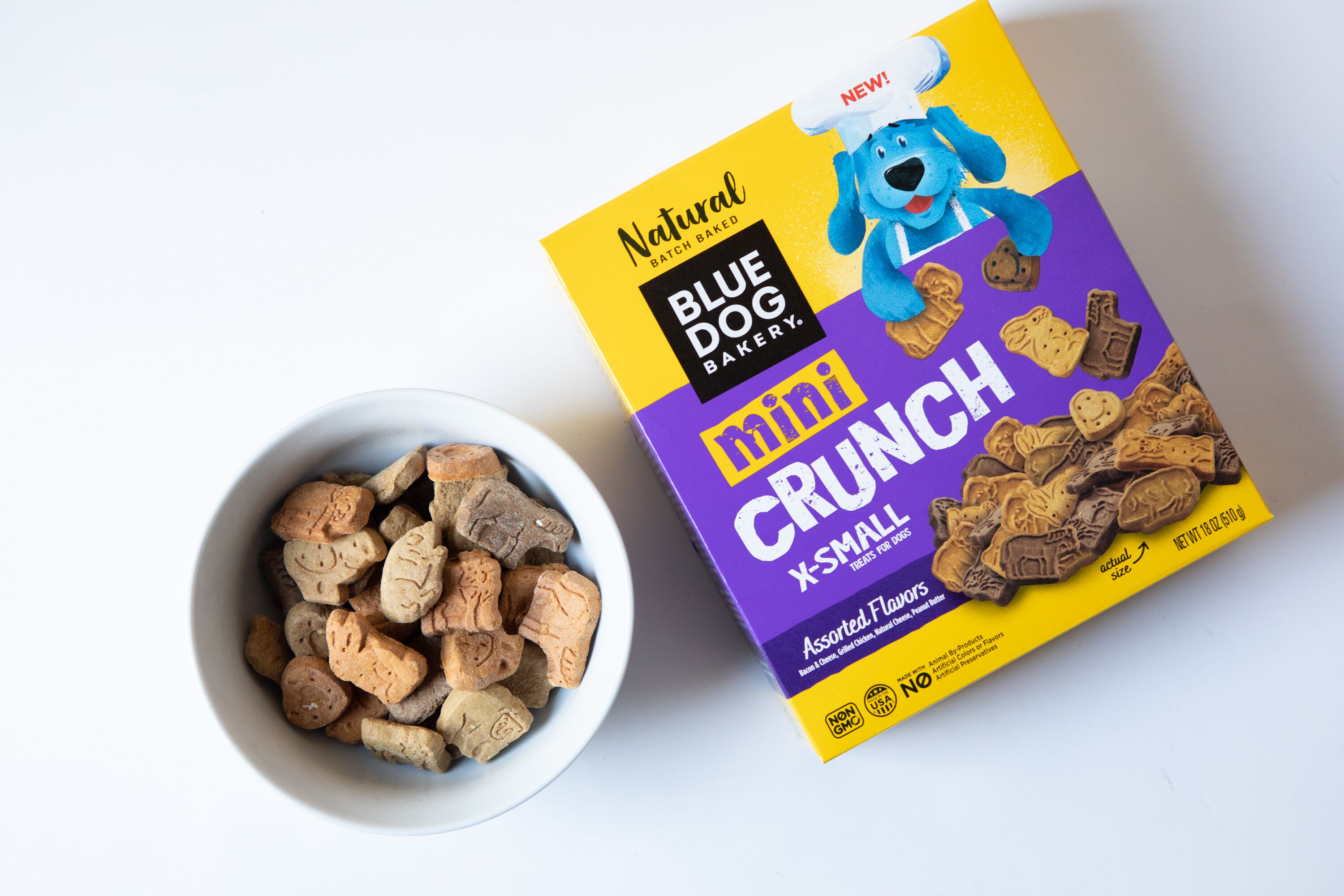 Blue Dog Bakery Mini Crunch X0Small Treats for Dogs in Assorted