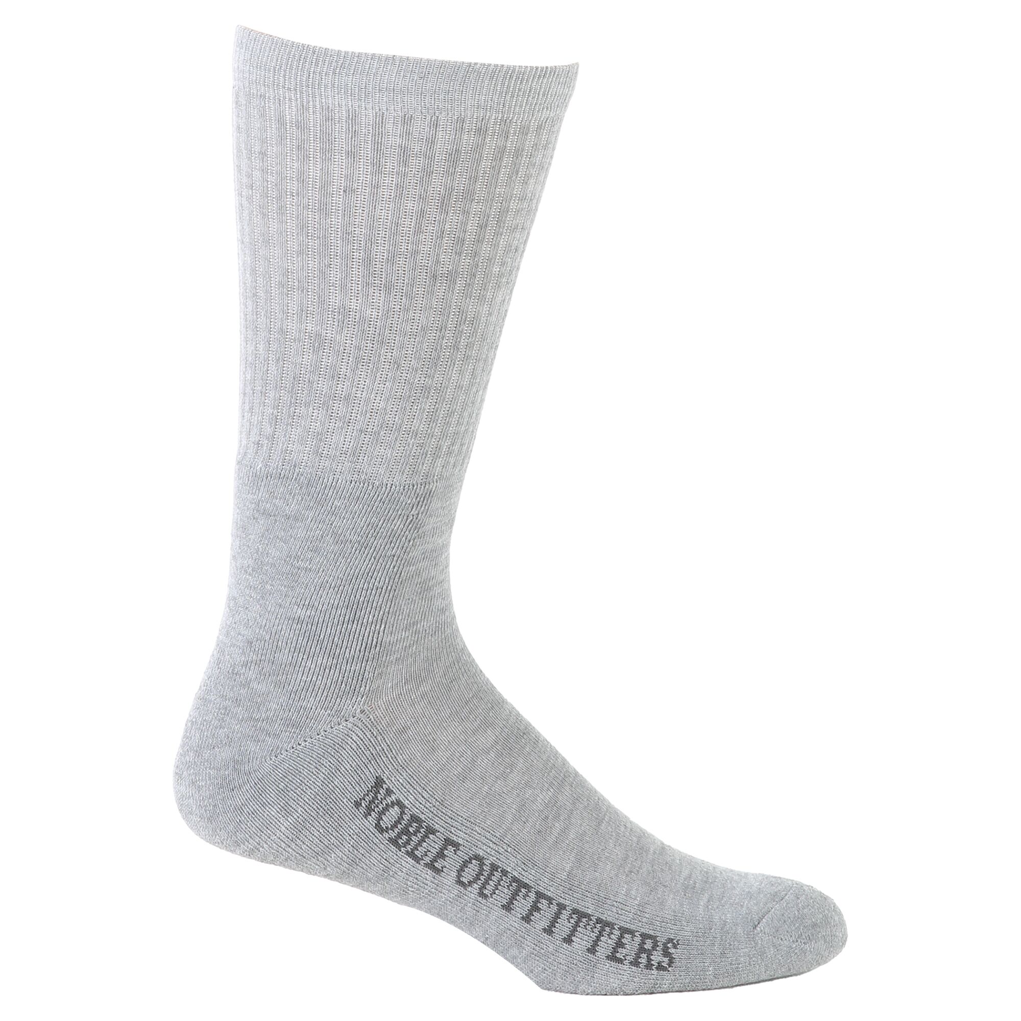 Men's Performance Crew Sock 6-Pack in Grey