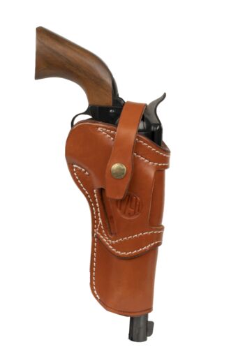 Single Action Leather Holster in Brown - 5.5