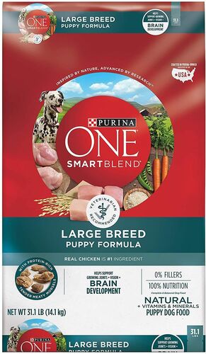 Purina ONE SmartBlend Large Breed Puppy Food - Real Chicken, 16.5 Lb Bag - View #4